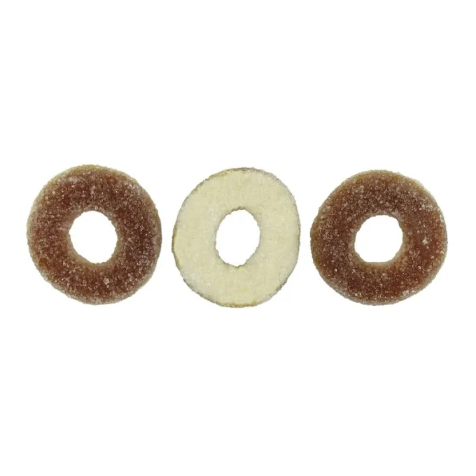 anneaux sucrés cola (les 100g)dlc: 18/06/27 lot: L-5253