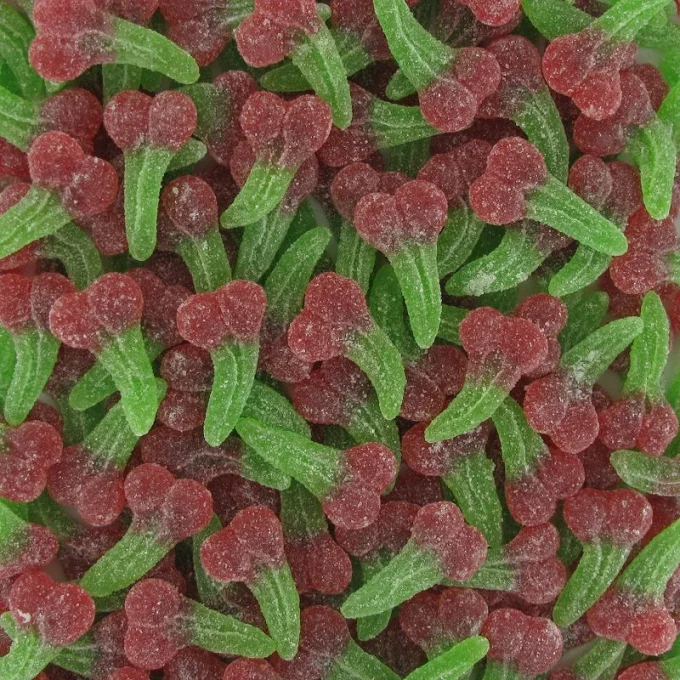 cerises sucrées (les 100g)dlc: 12/03/27 lot: L-5113