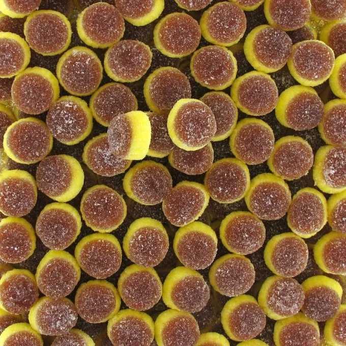 flans caramel sucrés (les 100g)dlc: 07/26 lot: L-4284