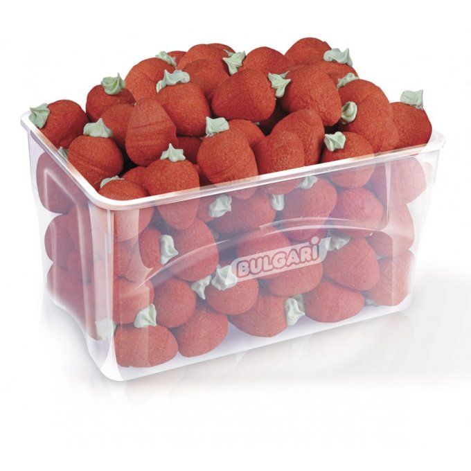 fraises décorées (l'unité)dlc: 04/10/25 lot: 241404