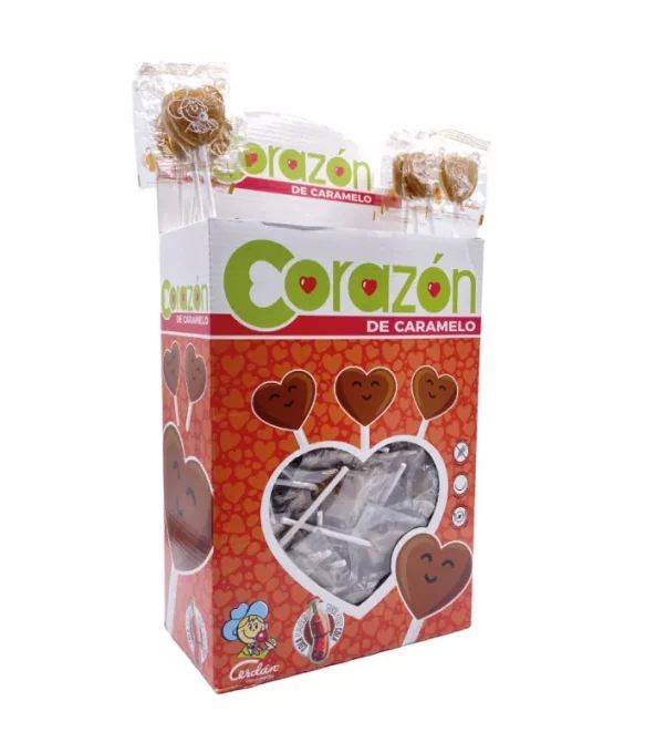 mini sucette coeur cola (l'unité)